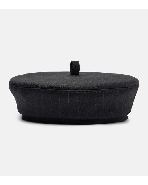 Ruslan Baginskiy Black Barett Aus Einem Wollgemisch
