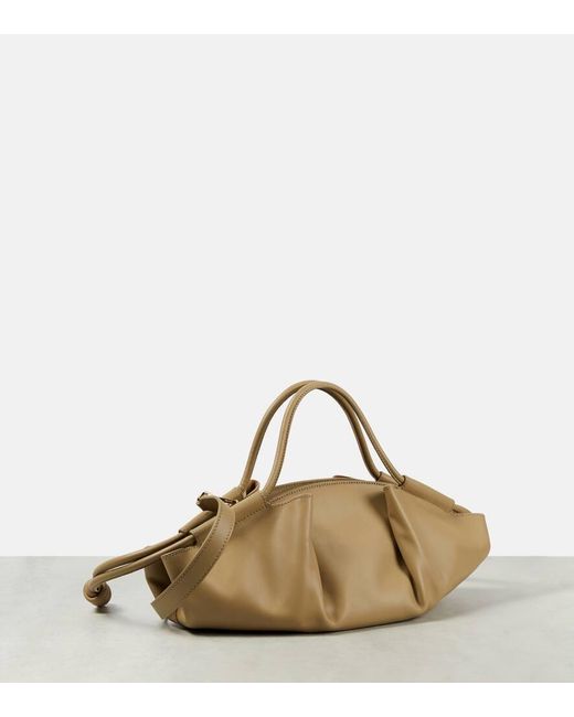 Loewe Natural Schultertasche Paseo Small aus Leder