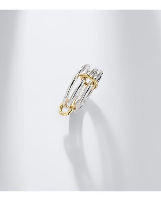 Spinelli Kilcollin White Solarium Sterling And 18Kt Ring