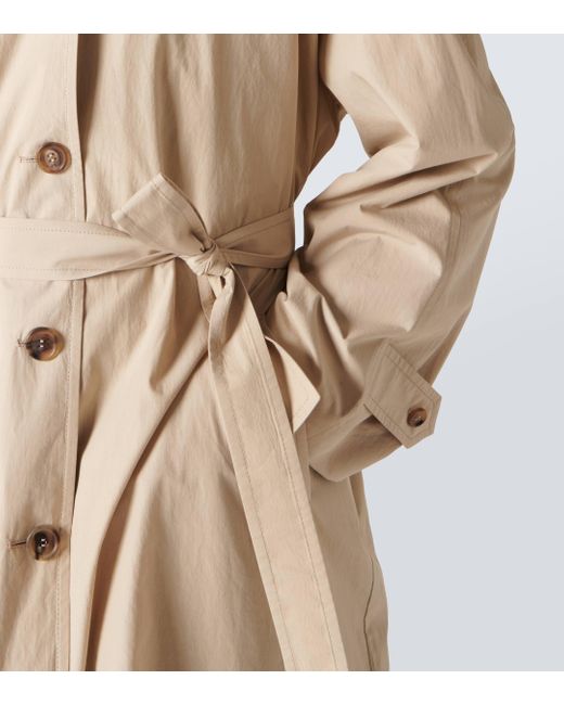 Trench-coat en coton a logo Miu Miu pour homme en coloris Natural