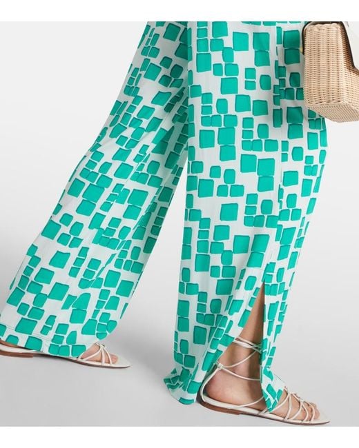 Max Mara Blue Papiri Jersey Jumpsuit