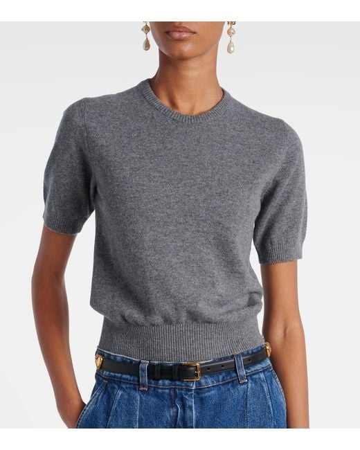 Dolce & Gabbana Gray Pullover Aus Kaschmir