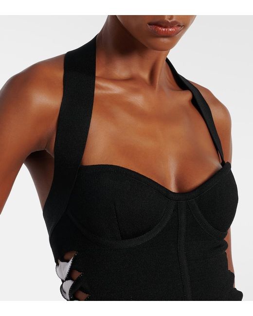 Robe Midi Balmain en coloris Black