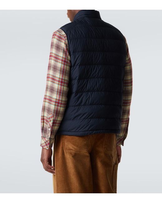 Chaleco De Plumas Barthe Moncler de hombre de color Blue