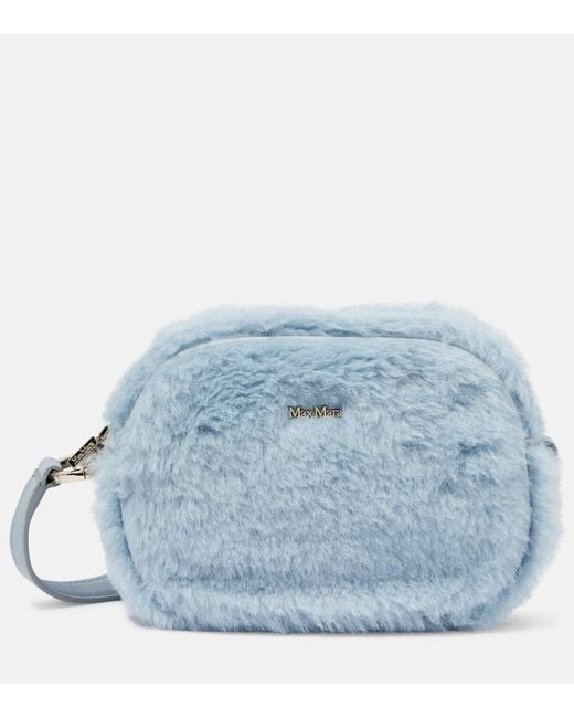 Borsa A Tracolla Small Teddy di Max Mara in Blue