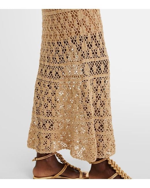 Abito Lungo Bianca di Anna Kosturova in Natural