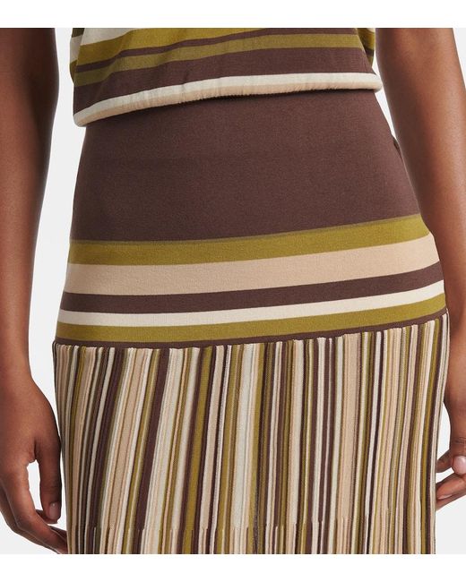 Faithfull The Brand Natural Maxirock Citara Aus Einem Baumwollgemisch