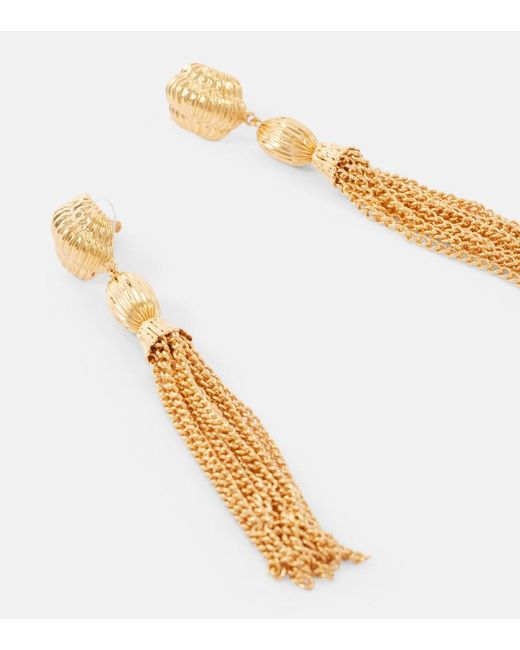 Jennifer Behr Metallic Arthella-Plated Drop Earrings
