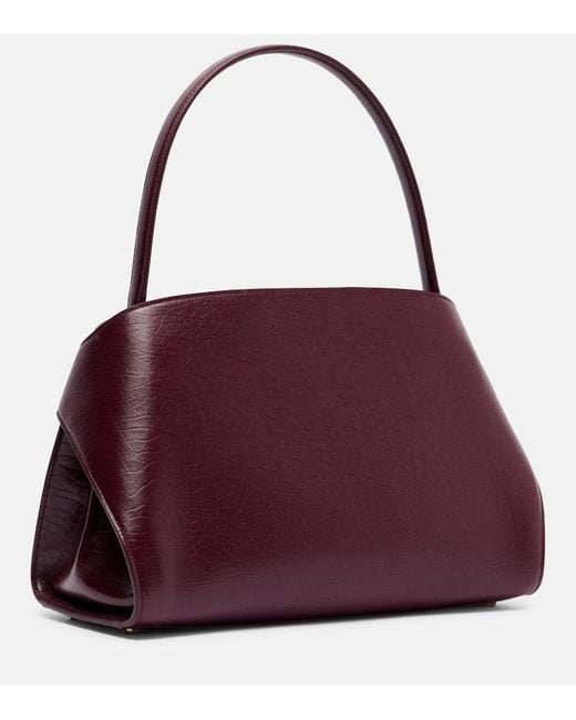 Ferragamo Purple Hug Medium Leather Shoulder Bag