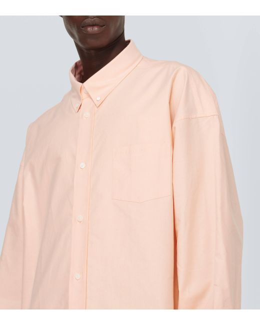 Givenchy Pink Logo Cotton Shirt for men