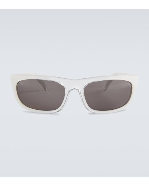 Our Legacy Gray Shelter Rectangular Sunglasses for men