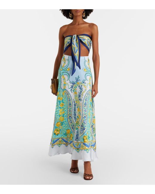 Gonna Lunga di Etro in Blue