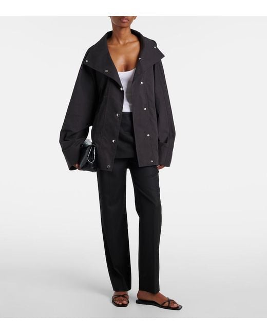 Totême  Black Cotton-Blend Jacket