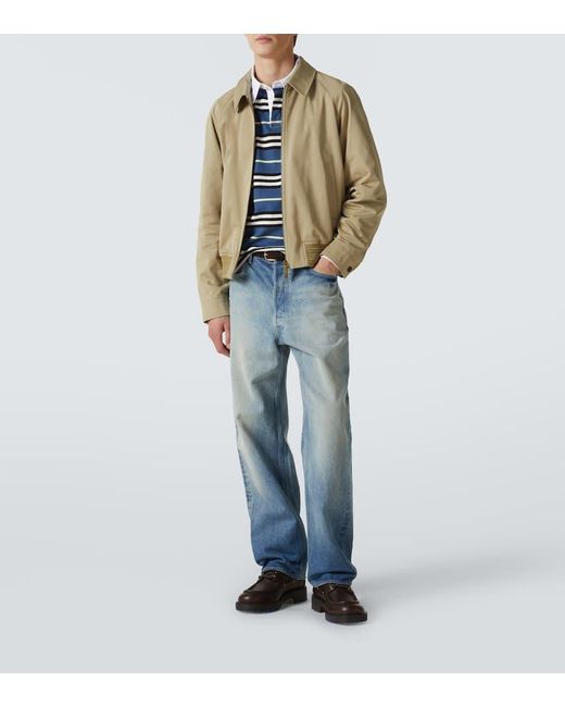 Burberry Blouson Aus Baumwoll-Twill in Natural für Herren