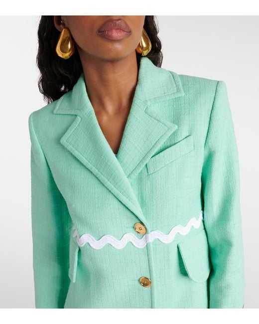 Patou Green Double-Breasted Coats