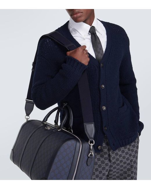 Borsa Da Viaggio Ophidia Small di Gucci in Blue da Uomo