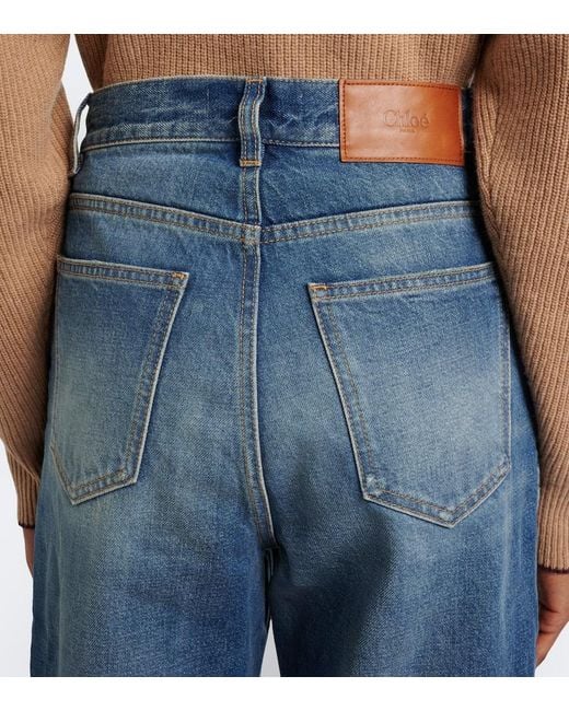 Jean Straight Chloé en coloris Blue