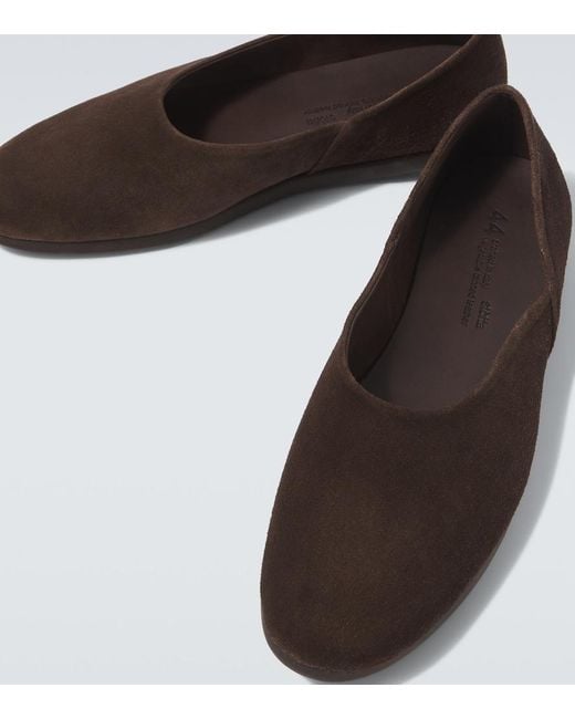 STÒFFA Brown Suede Slip-On Shoes for men