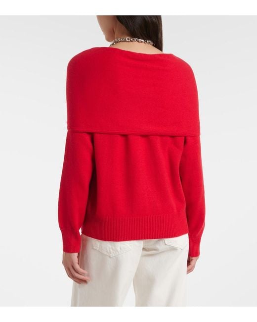 TOVE Red Malia Cashmere Sweater