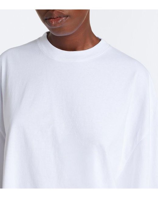 Jacquemus White Le Palmier Printed Cotton Jersey T-Shirt