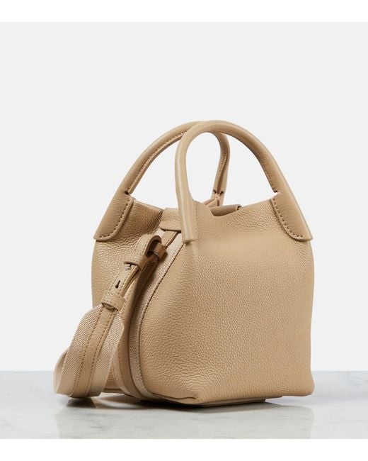 Loro Piana Natural Bale Micro Leather Tote Bag