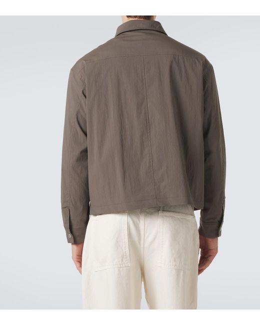 FRAME Brown Cotton-Blend Jacket for men