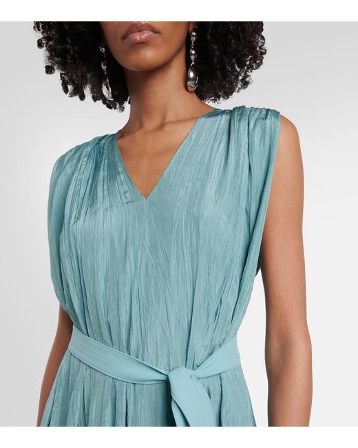 Joseph Blue Martini Silk Maxi Dress