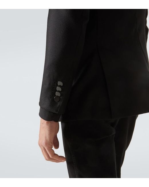 Thom Sweeney Black Cashmere Blazer for men