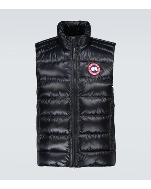 Chaleco De Plumas Crofton De Nylon Canada Goose de hombre de color Black