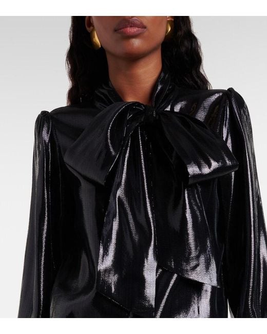 Self-Portrait Black Bow-Detail Blouse