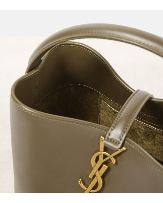 Bolso Saco Le 37 De Piel Saint Laurent de color Green