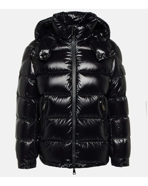 Moncler Black Maire Hooded Quilted Jacket