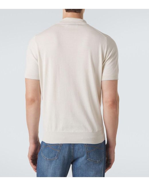 Pullover di Brunello Cucinelli in White da Uomo