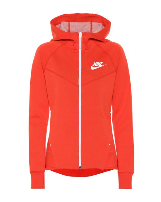 Nike Red Sportswear Windrunner Hoodie