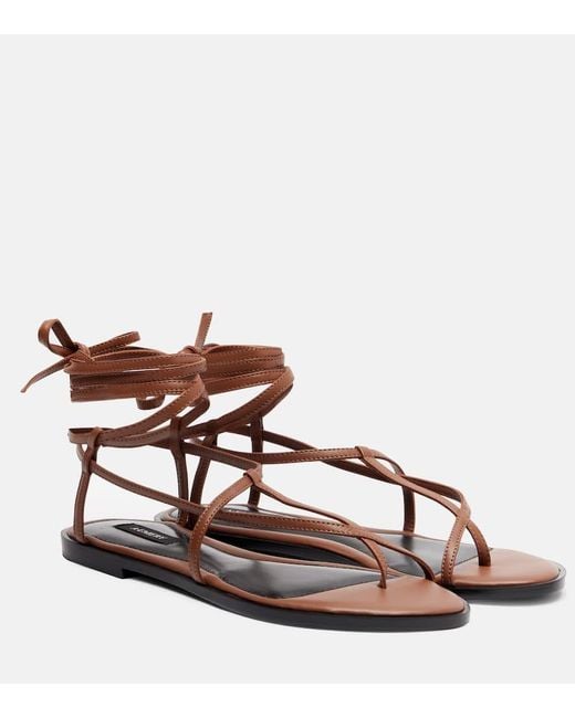 A.Emery Brown Kir Leather Sandals