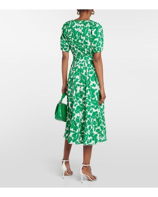 Diane von Furstenberg Green 'lindy' Dress