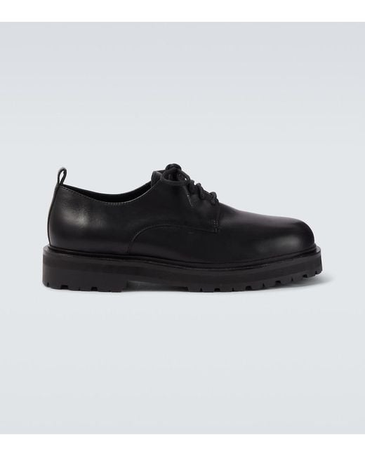 Studio Nicholson Black Jackson Leather Derby Shoes for men