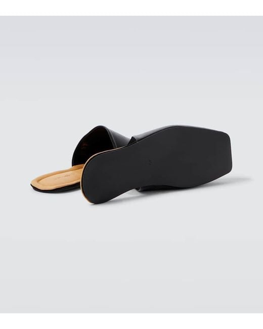 Our Legacy Black Cigarr Leather Mules for men