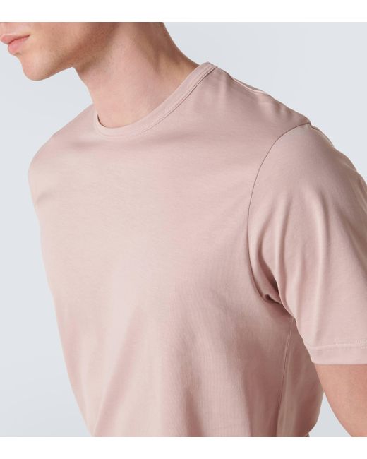 Sunspel Natural Cotton Jersey T-shirt for men