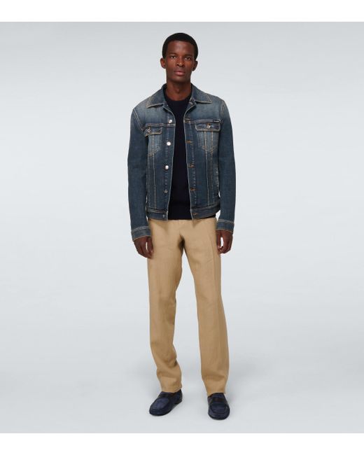 stretch denim jacket mens