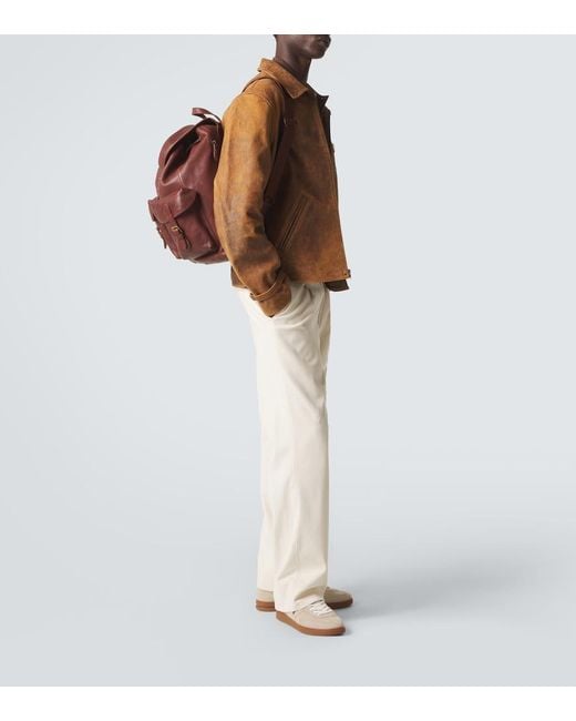 Polo Ralph Lauren Rucksack Heritage Aus Leder in Brown für Herren