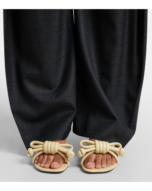 Loewe Natural Flamenco 45 Leather Mules