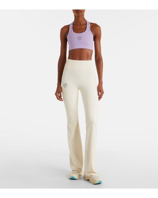 Loewe White X On Flared Leggings