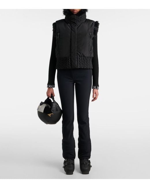 Goldbergh Black Dahlia Reversible Vest