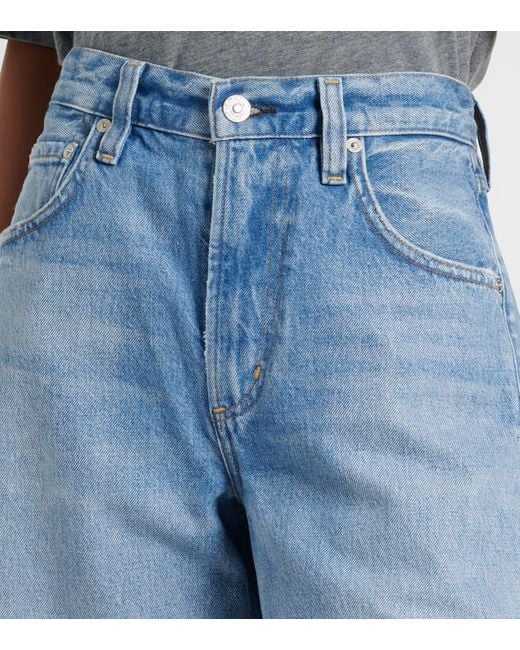 Citizens of Humanity Blue Court Denim Bermuda Shorts