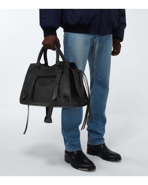 Borsa Neo Classic grande in pelle da Uomo di Balenciaga in Nero | Lyst