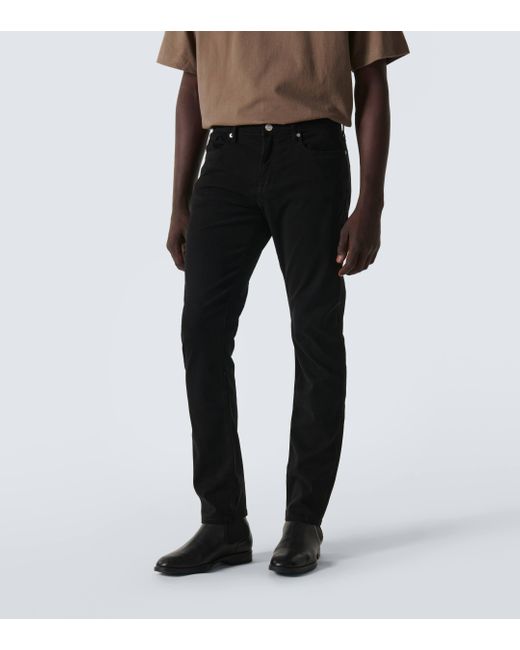 FRAME Black L'homme Mid-rise Slim Jeans for men