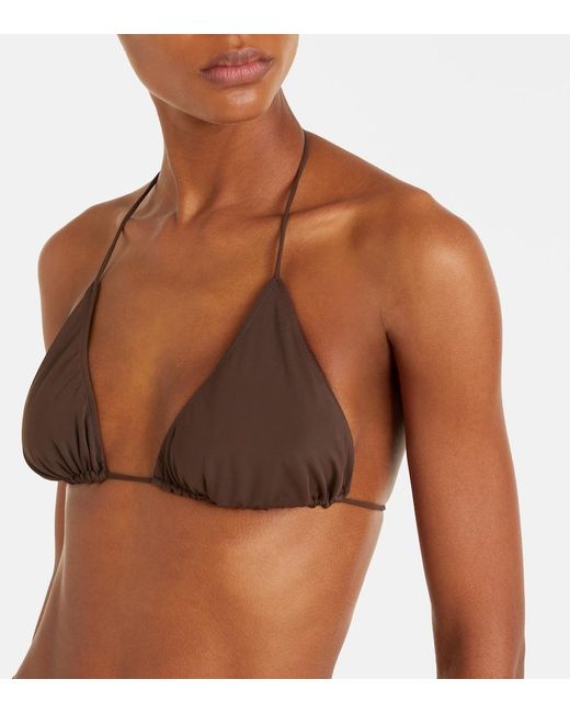 Jacquemus Multicolor Triangle Bikini Top