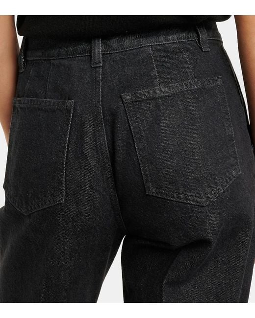 The Row Blue Vita Straight Jeans