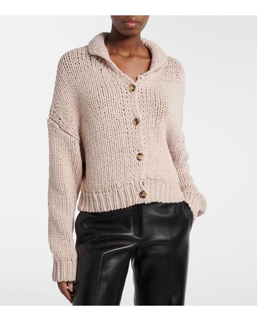Khaite Natural Lotta Cotton Cardigan